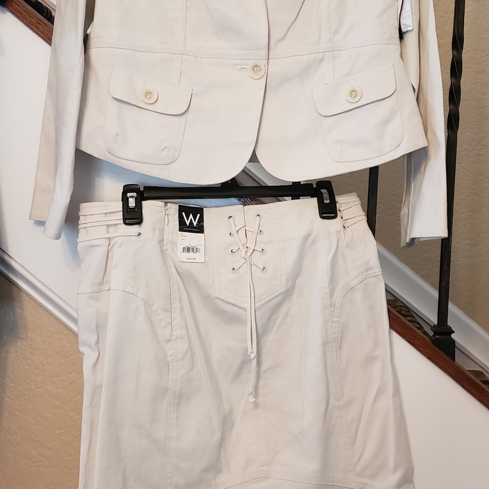 Worthington W Jacket & Skirt